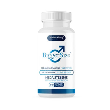 Close-up of Bigger Size Tablets (60 pack) showcasing premium ingredients like Maca and Ginseng, crafted for the modern man - Luxury Male Tablets.